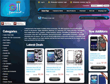 Tablet Screenshot of cellsupermall.com